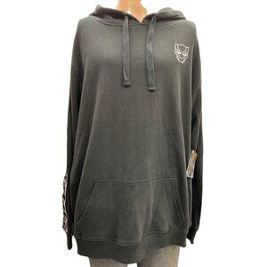 Marvel Black Panther Mens Black Hoodie Size 2XL SKU 1558